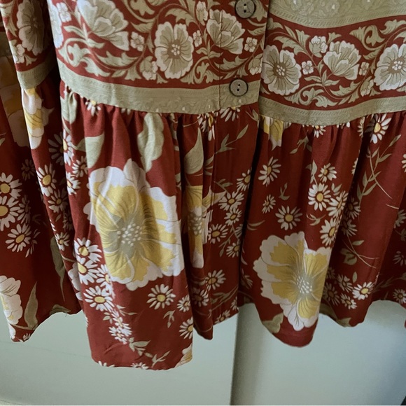 Cynthia Rowley Midi NWOT Floral Skirt - Picture 5 of 11